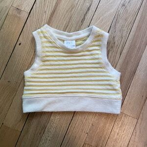 Zara Girls Striped Crop Top